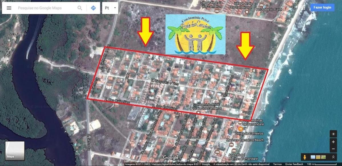 Casa Em Condominio Beira Mar Praia Dos Carneiros Tamandaré Eksteriør billede